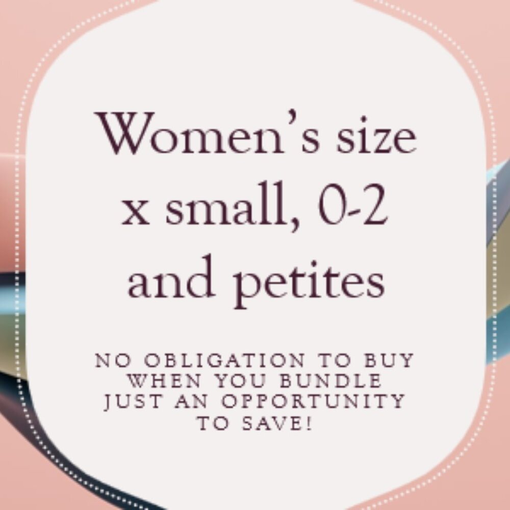 Women's Size X-small Bundle and Save!